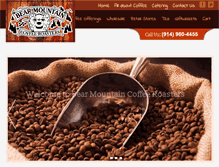 Tablet Screenshot of bearmountaincoffeeroasters.com